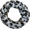 Jeamis Leopard Seide Loop Farbverlauf Frühling Rundschal Unisex Sommer Herbst Leicht Schal Stola Silk Leo (Braun)