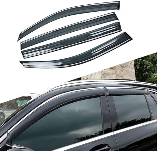 Windabweiser Passend Für Mercedes Benz E Class W212 2009-2016 Autofenster Regenschutz Regenabweiser Deflektoren Regenabweiser Integrierte Deflektoren