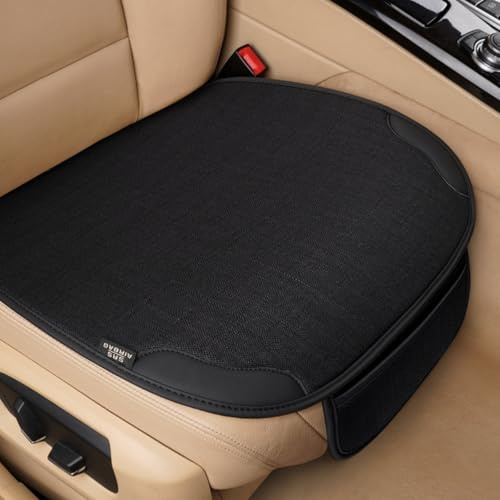 champracer Sitzkissen Auto, Stilvolle Sitzkissen Auto Vordersitze, Anti Rutsch Autositzschoner, Sitzbezug Set Universal, Geeignet für Vier Jahreszeiten (3-Stück-Set,B)