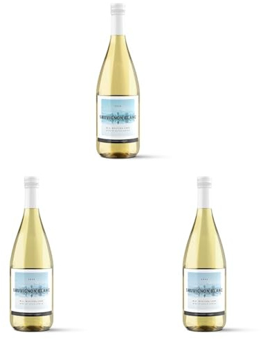 by Amazon South African Sauvignon Blanc, White Wine, 75cl (Pack of 3)