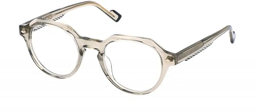 Sting VST571 Brille, Shiny TRANSP, Beige, regulär, Unisex, Erwachsene