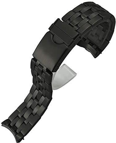 OFWAX 21 mm T120 massives Edelstahl-Uhrenarmband für Tissot T120407 Uhrenteile, Zubehör, Armband, Herren-Uhrenarmband, 21mm T