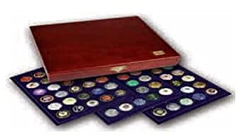 SAFE-ID - Articles de collectionneurs - Coffret en Bois Elégance pour 90 Capsules de Champagne 5898