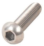 4mm Button Head Bolts / Screws (20 Pack) M4 x 20mm A2 Stainless Steel Socket Allen Key Dome Head Bolt Free UK Delivery