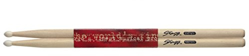 Stagg SM5BN Maple 5B Grip Drumsticks with Nylon Tip