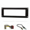 tomzz Audio 2407-006 Radioblende Set kompatibel mit Chrysler Neon PT Cruiser Jeep Wrangler Grand Cherokee mit Radioadapter ISO Antennenadapter DIN