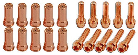 RIVERWELD C1518 (PR0065) Plasma-Elektrode & Tipp C1370 Fit Cebora CP-50 P50 CB50 Tomper 20PCS