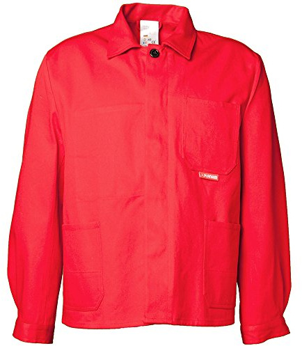 Planam 0103110 BW 290 Arbeitsjacke, Mittelrot, Größe 110