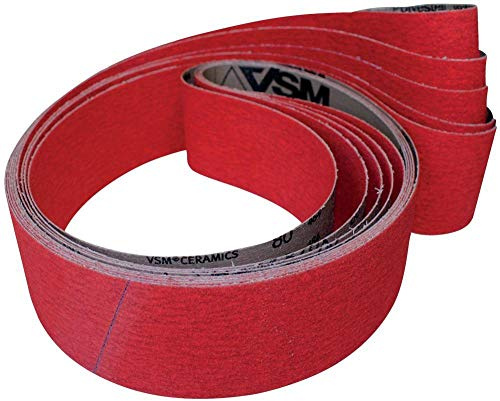 VSM 734801 Schleifgewebeband 50 x 2000 mm Keramik-Körnung 40 für Titan