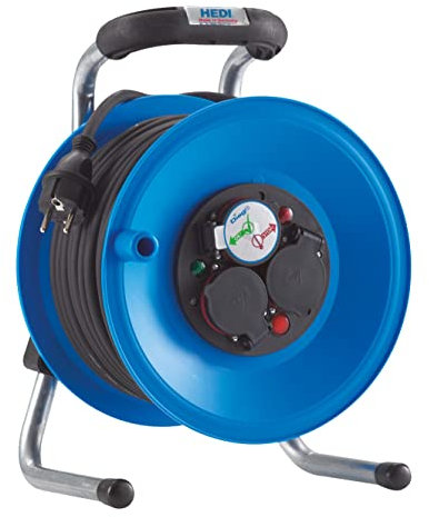 Enrollacables Hedi PRIMUS con cable de PVC 25 m. x 3G1,5 (IP20)