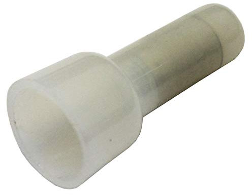 All Trade Direct 20 x Medium Closed End Connectors Clear Nylon Insulation Wire Crimp Terminals