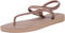 Havaianas - Flash Urban, Comfortable, Elegant, and Versatile Sandals, Closed Ankle, Metallic Crossed Straps, Women