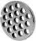Grille iNOX gr. 7–8,0 mM trous pour hachoir à viande-jupiter bosch-alexanderwerk westmark -