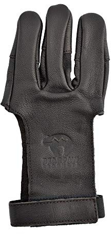 Bearpaw Bogenhandschuh Schießhandschuh Zielgenleder S-XL Damaskus XS-XL (L)