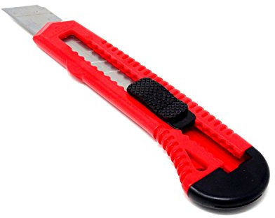 SBS Lot de 60 cutters - Pour lames sécables de 18 mm - En plastique - Idéal également comme couteau jetable ou couteau à carton