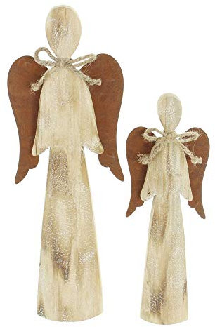 FRANK FLECHTWAREN Figur Himmelsbote, im 2er Set