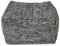Marimekko - Pouf Orkanen Puffi - Baumwolle - Farbe: Dark Grey Off-White - 55 x 55 x 35 cm