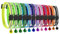 12 Stück Katzenhalsbänder mit Glocke, reflektierend fluoreszierend mit Schnellverschluss/Sicherheitsschnalle, Verstellbar 19–32 cm geeignet für die meisten Hauskatzen