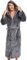 Vlazom Vestaglia Uomo Invernale Pile,Vestaglia Lunga Uomo Invernale con Cappuccio Vestaglia da Notte Uomo In Morbido Pile,XXL,B-Grigio scuro