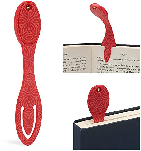 Gifts for Readers & Writers Luz de Lectura Flexilight | Marcador y Luz de Lectura 2 en 1 | Lámpara LED con Clip | Luz de Libro para Leer para Niños, Adultos | Accesorios Libros | Regalo Lectores