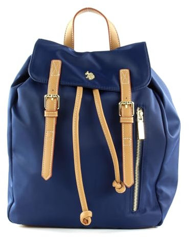 U.S. POLO ASSN. Houston Backpack Navy/Beige