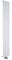 Milano Skye White Vertical Single Flat Panel Aluminium Radiator - 1800mm x 280mm