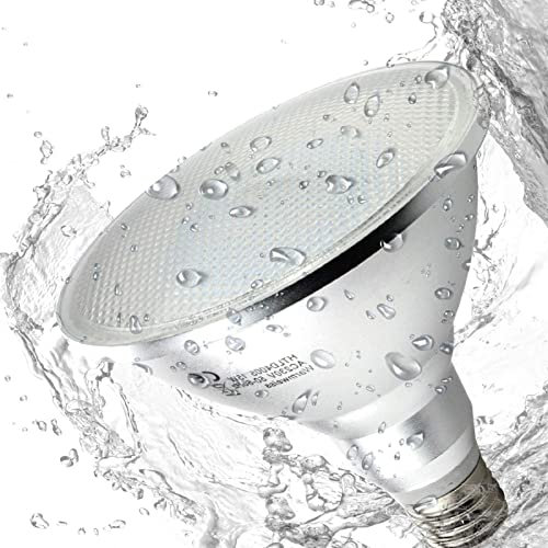 Allesgute 15W PAR38 LED E27 Strahler Spot Birne Lampe Reflektor Leuchtmittel IP65 Wasserdicht 230V Warmweiß 3000K Eqv 150W Halogen Nicht Dimmbar,1-Stück