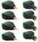 4x Klinken Stecker + 4x Buchsen 2,5mm Adapter > Terminalblock 4 Pin Schraub Klemme Set