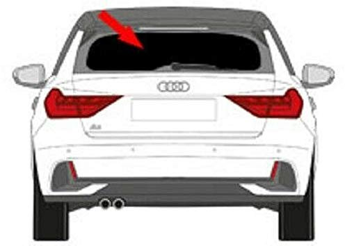 Solarplexius Auto-Sonnenschutz Scheiben-Tönung passgenau für Audi A1 Sportback Typ GB ab 2018 Keine Folie 1x Heckscheibe