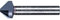 PFERD HSS Kegel-/Entgratsenker | 90°, Ø 20,50 mm, Schaft-ø 10 mm, DIN 335 C | 25202148 - HICOAT beschichtet