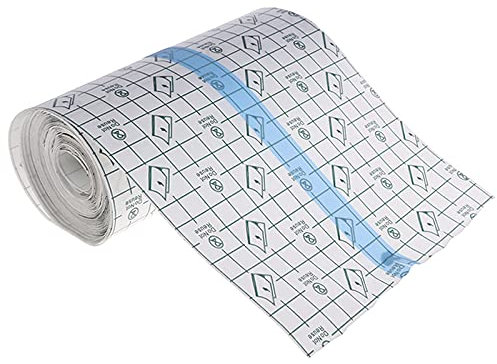 Bandage adhésif imperméable et anti-bactérien pour tatouage - 2 m x 15 cm - étanche à l'eau du ruban adhésif rouleau extensible de film transparent de plaie médical