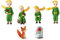 Molinter Mini Gartendeko Figuren Set Kleiner Prinz Tortendeko Micro Landschaft Ornament aus Harz für Puppenhaus Puppenhausmöbel Gartenmöbel 6 Stücke/Set