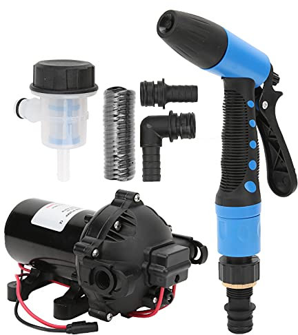 Deck Wash Pump, 24V 9.0A Washdown Pump Kit 5.0GPM 70PSI 137.8ft Head for RV Marine Boat Yacht