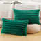 Madizz 2 Pezzi Federe in Lana Corta Velluto Copricuscini Morbido Decorativo Fodere per Cuscino Lusso Stile per Divano Camera da Letto Verde 30 x 50 cm