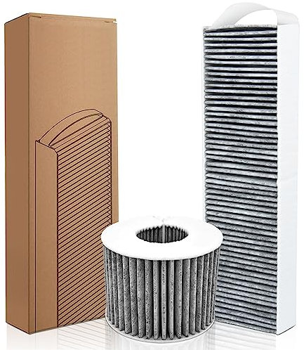PUAKF Filtre à charbon actif de rechange pour hotte aspirante Bora Pure/S Pure/X Pure Compatible avec les plaques de cuisson à recirculation Bora PURU/PUXU Accessoires de filtration des odeurs et de