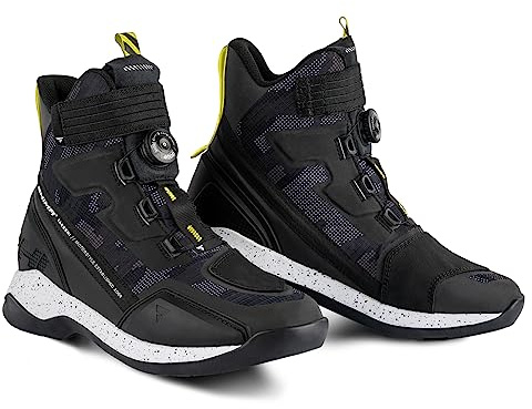 SHIMA Takeshi Scarpe Motociclista Uomo Traspirante Equitazione Stradale Rinforzate Chiusura ATOP