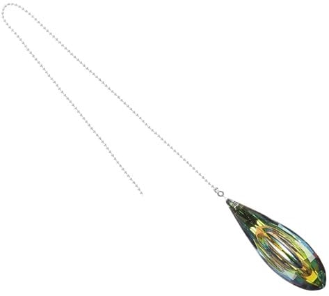 Housoutil Lüfterlichtschalter Zugkette Für Pendelleuchte Verlängerung Der Kristallfächer-zugkette Kristall-zugkettenverlängerung Zugketten Für Weißer Kristall Verlängerungskette Sektor