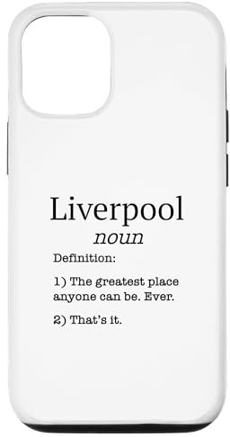 iPhone 13 Liverpool Souvenir / Scousers Funny Fake Definition Saying! Case