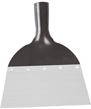 Gogogmee Pala De Limpieza De Paredes De Acero Inoxidable Pala De Metal Forjado Pala De Limpieza Multiusos para El Hogar Sin Mango