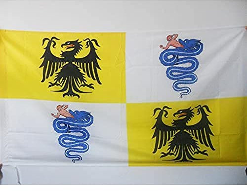 Herzogtum Mailand 1395–1796 - Heiliges Römisches Reich 90X150Cm Gartenfahne Verblassen Beständig Yard Sign Perfekte Garten Flagge Décor Für Bauernhof Porch Lawn