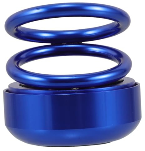 ABOOFAN Parfüm-ornamente Für Autos Solarbetriebene Heizung Für Schuppen Aromatherapie Dekoration Auto-aromatherapie-ornament Auto-solartraktor-duftdiffusor Aluminiumlegierung Blue