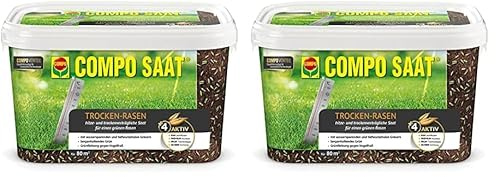 Compo SAAT® Trocken-Rasen 2kg für 80m² (Packung mit 2)