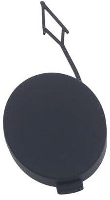 YINETTECH Abschlepphaken-Abdeckkappe für Stoßstange vorne, 1T0807241C, kompatibel mit VW Caddy III Touran 2010-2015, Schwarz