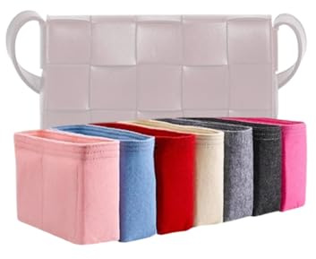 Xoppia - Borsa organizer compatibile con Bottega Veneta Cassette Bag. Inserto in feltro per borsa da donna (nero, stile A: esposizione)