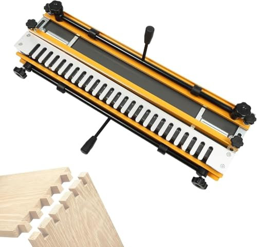 YXZQLOZ Woodworking dovetail jig with router for precise dovetail joints in furniture and cabinet making