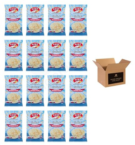 Eazy Pop Magicorn Microwave Popcorn – Sweet, Salted & Butter Flavours | Ready in Minutes Cinema Style Popcorn | Vegetarian Snack for Parties & Family Treats | (Case of 16, Salted 85g)