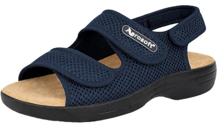Aerosoft Stretch 18 Rehabilitation Sandals Women Men - Open with Heel Fastening Non-Slip