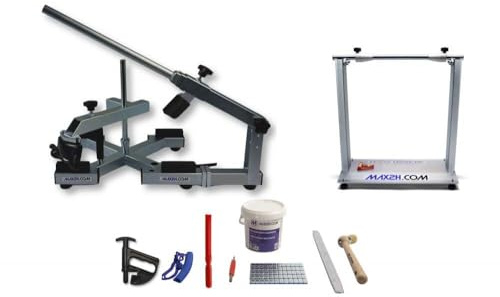 MAX2H® Reifenmontiergerät MG-X Plus mit Wuchtbock Plus und Starterpaket (Klebegewicht grau)
