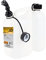 Ratioparts 805754 Bidon double professionnel avec bec verseur Transparent 32,5 x 13,5 x 31 cm