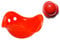 MOLUK 2843002 Bilibo rot, endlose Spiel-Möglichkeiten, Motorikspielzeug für Kinder ab 2 Jahren, Spielschale, innovatives Lernspielzeug